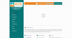 Desktop Screenshot of mvkhospitals.com